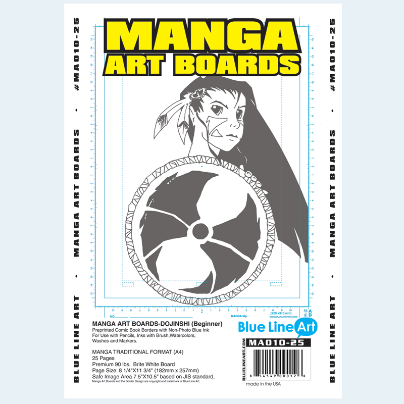MANGA ART PAPER (8 1/4 X 11 3/4) #90 Beginner (25)